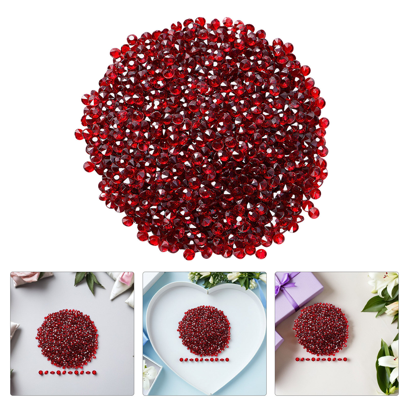 Art Craft Vase - 10000Pcs Vase Fillers Clear 4.5mm Tiny