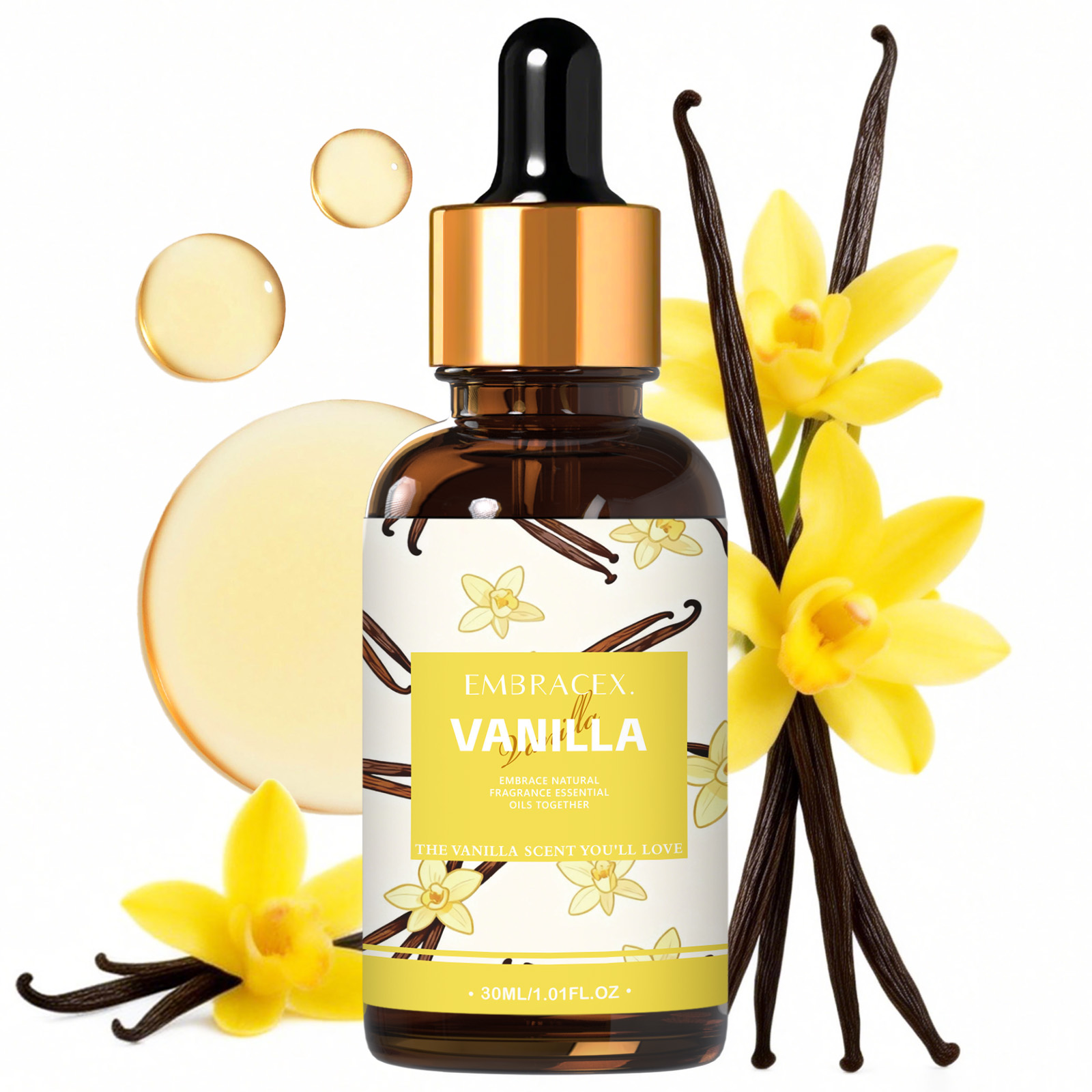 Art Craft Things - 30ml Vanilla Essential Oil Perfume Skincare