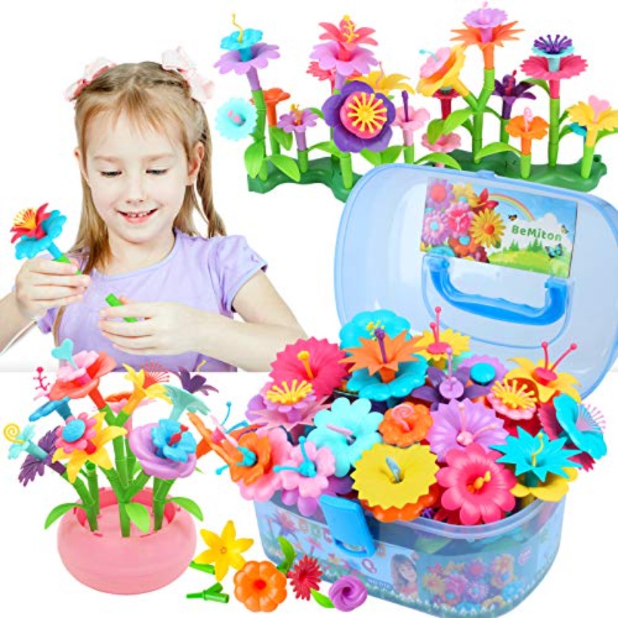 Art Craft Building - Flower Building Toy Set for Girls
