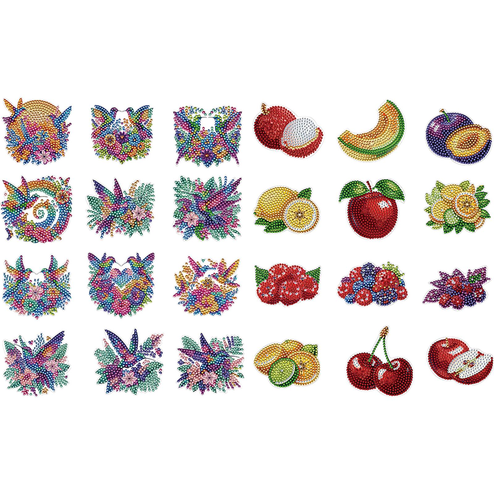 Art Craft Magnet - 12Pcs Diamond Art Magnets Kits Fridge