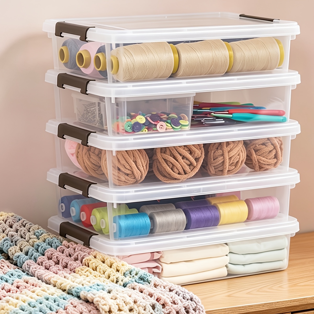 us5pcs Clear Plastic Storage B - Art Craft Game 리뷰 및 가격