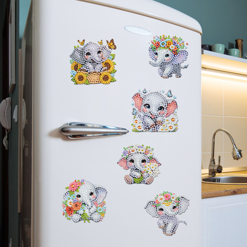 6Pcs Diamond Painting Refriger - Art Craft Magnet 리뷰 및 가격