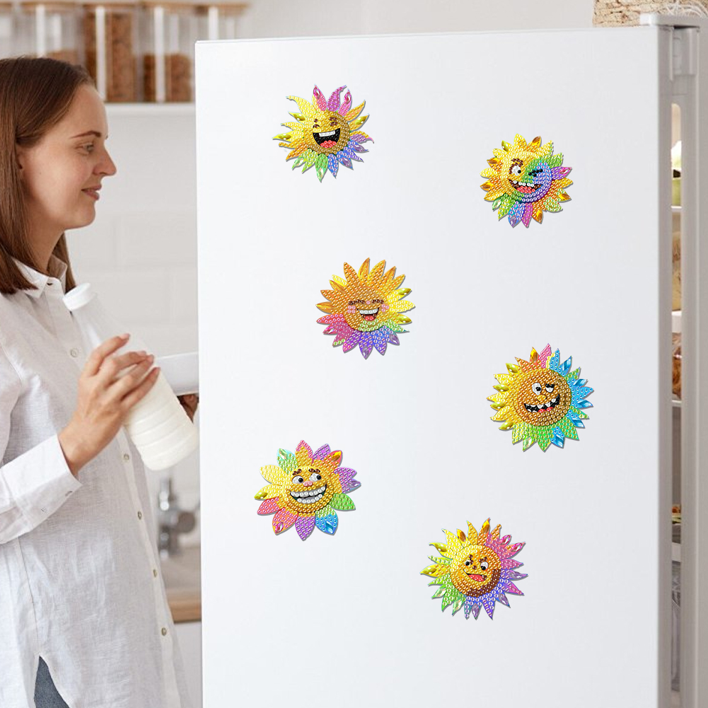 6Pcs Diamond Painting Refriger - Art Craft Magnet 리뷰 및 가격