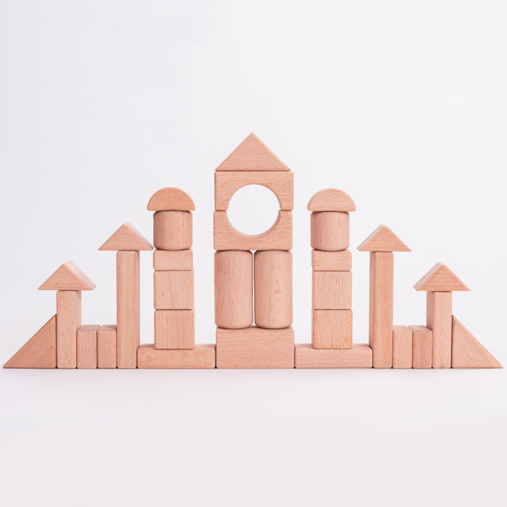 20Pcs Solid Wooden Cylinder Bl - Art Craft Building 리뷰 및 가격