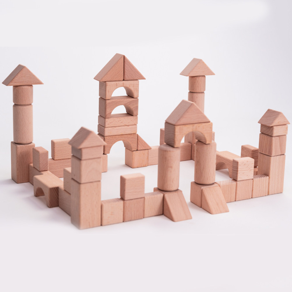 20Pcs Solid Wooden Cylinder Bl - Art Craft Building 리뷰 및 가격
