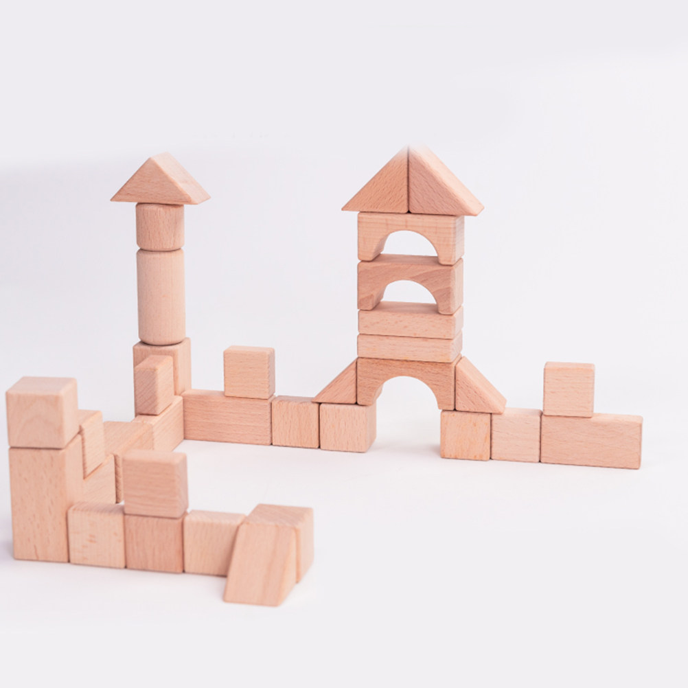 20Pcs Solid Wooden Cylinder Bl - Art Craft Building 리뷰 및 가격
