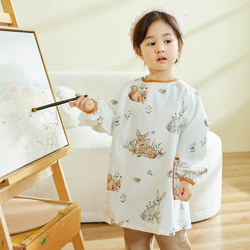 Children Waterproof Art Cover  - Art Craft Classes 리뷰 및 가격