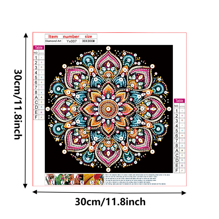 5D DIY Diamond Painting Flower - Art Craft Things 리뷰 및 가격