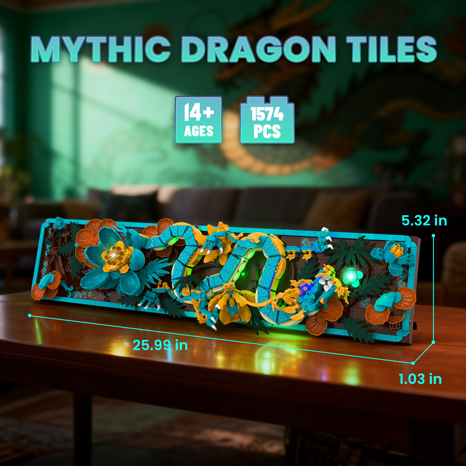 Mythic Dragon Tiles Building B - Art Craft Building 리뷰 및 가격