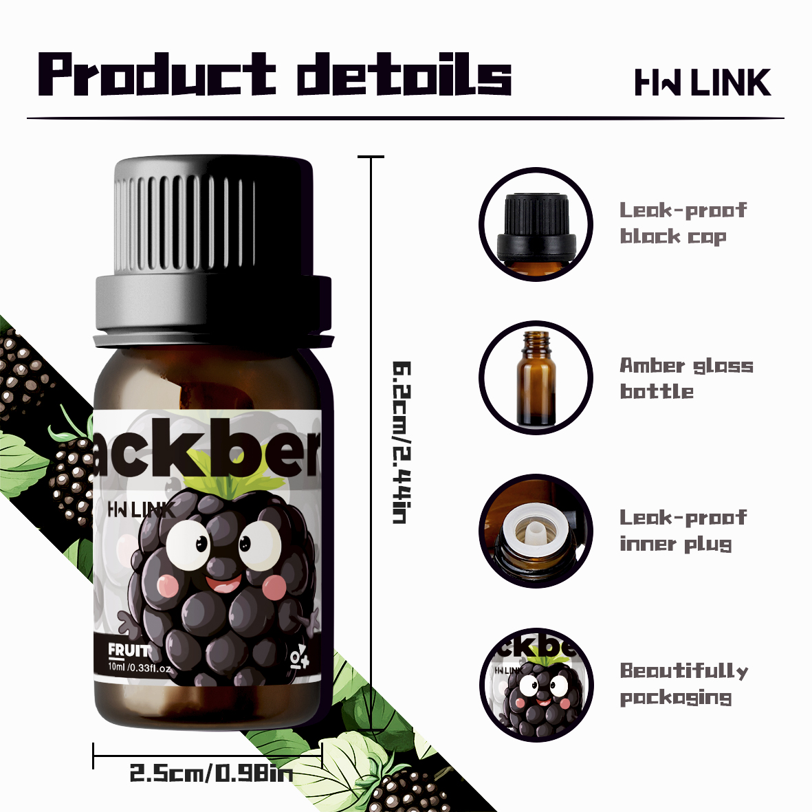 Blackberry Essential Oil Black - Art Craft Things 리뷰 및 가격