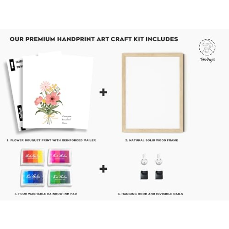 Flower Bouquet Handprint Art C - Art & Craft Paper Ideas For Kids 리뷰 및 가격