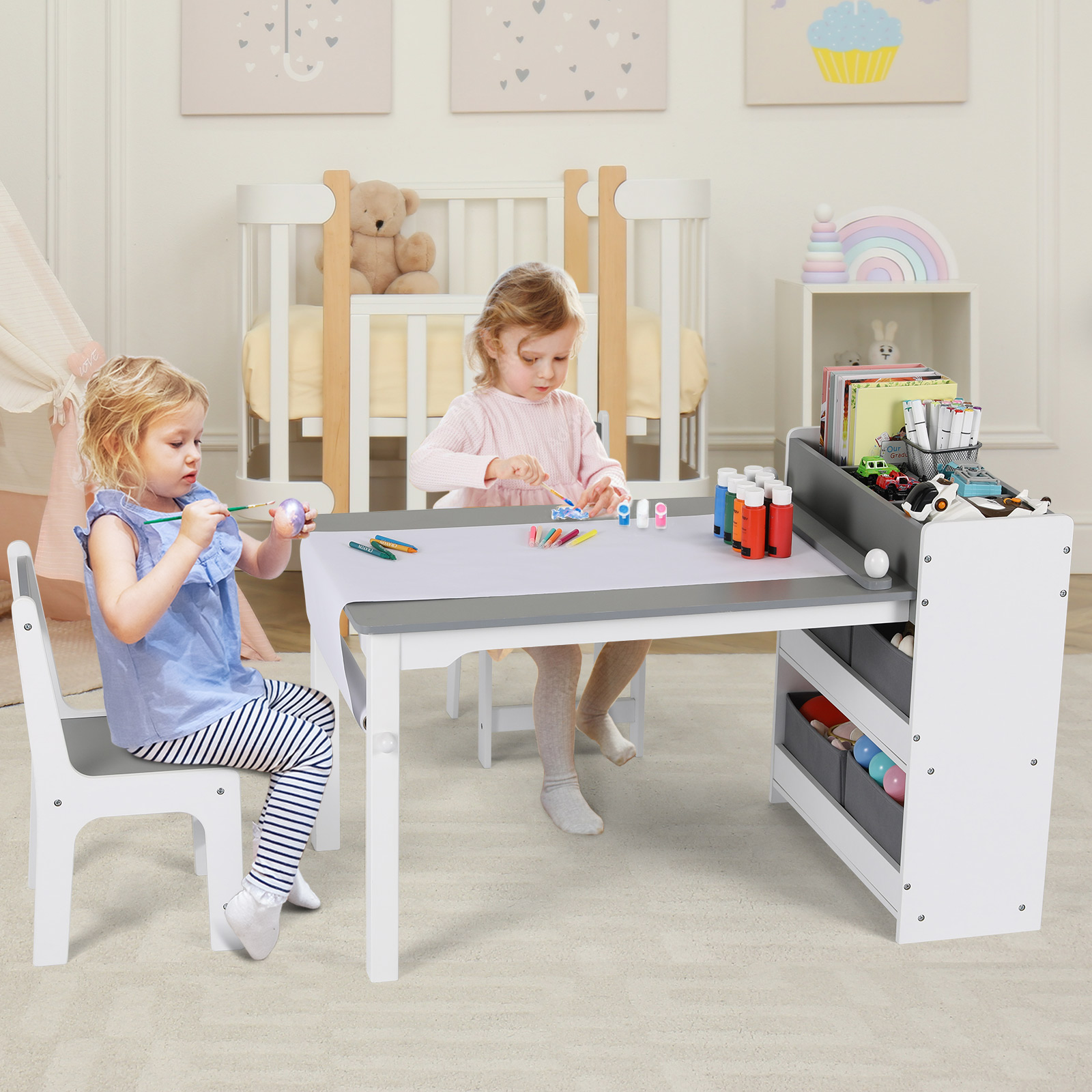 AuAg 2 in1 Children Table and  - Art And Craft Quotes For Kids 리뷰 및 가격