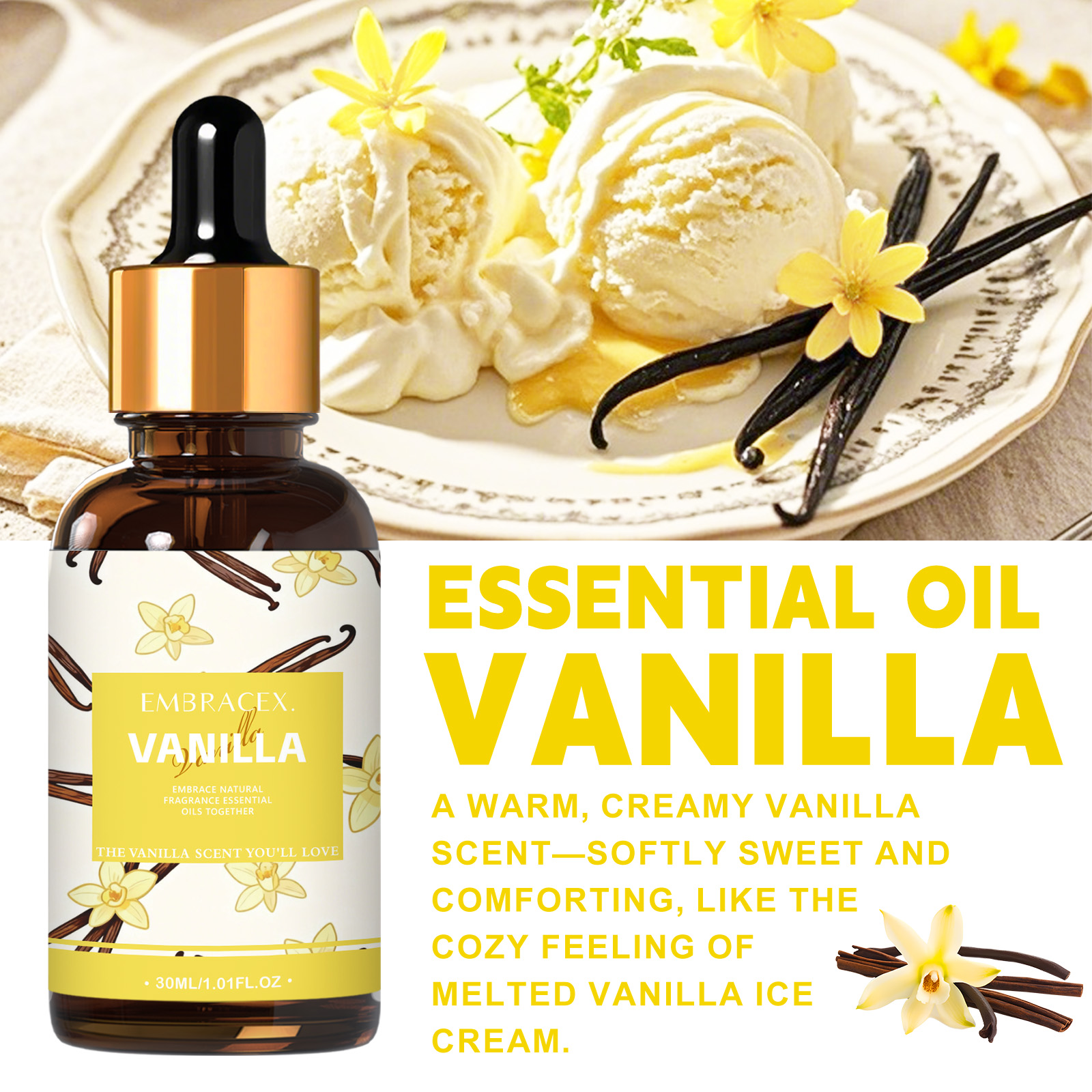 30ml Vanilla Essential Oil Per - Art Craft Things 리뷰 및 가격