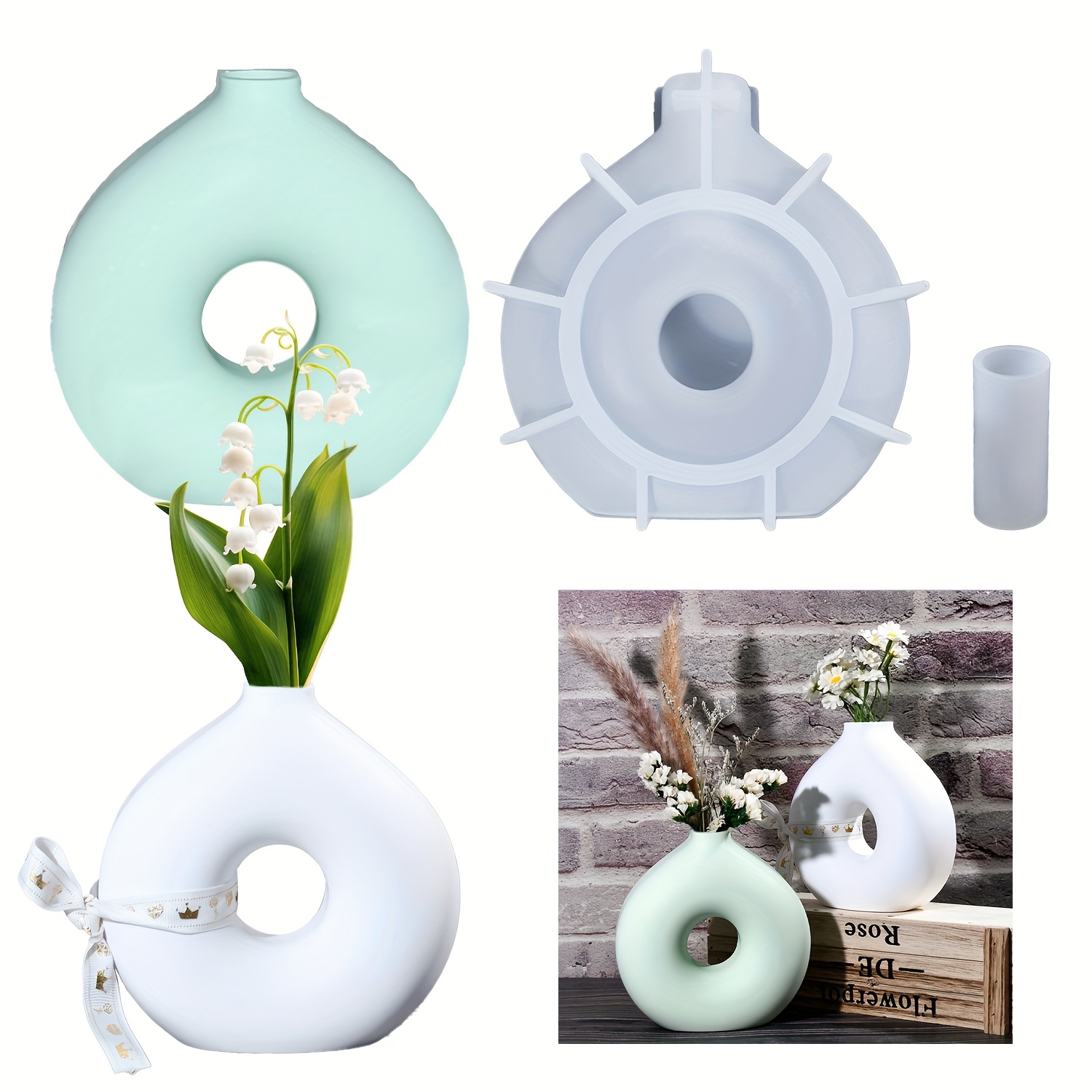 1 DIY Round Vase Silicone Moul - Art Craft Vase 리뷰 및 가격