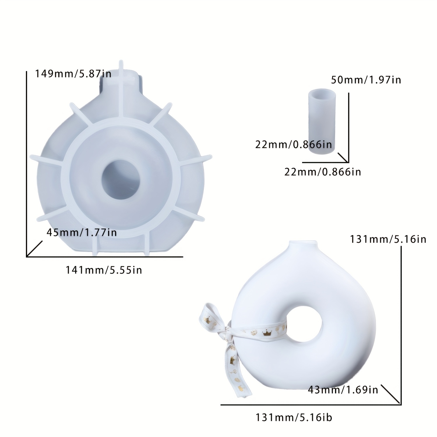 1 DIY Round Vase Silicone Moul - Art Craft Vase 리뷰 및 가격