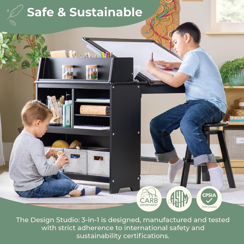 3-in-1 Children's Art Table an - Art & Craft Paper Ideas For Kids 리뷰 및 가격