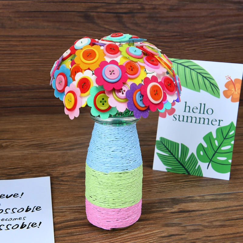 Flower Craft Kit Bouquet with  - Art Craft Vase 리뷰 및 가격