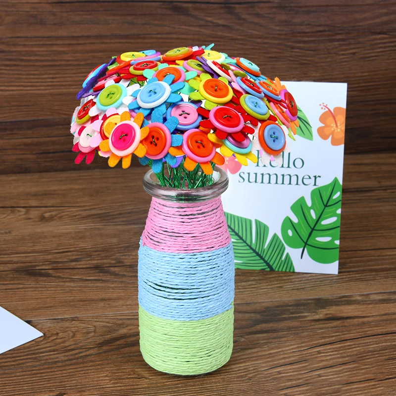 Flower Craft Kit Bouquet with  - Art Craft Vase 리뷰 및 가격