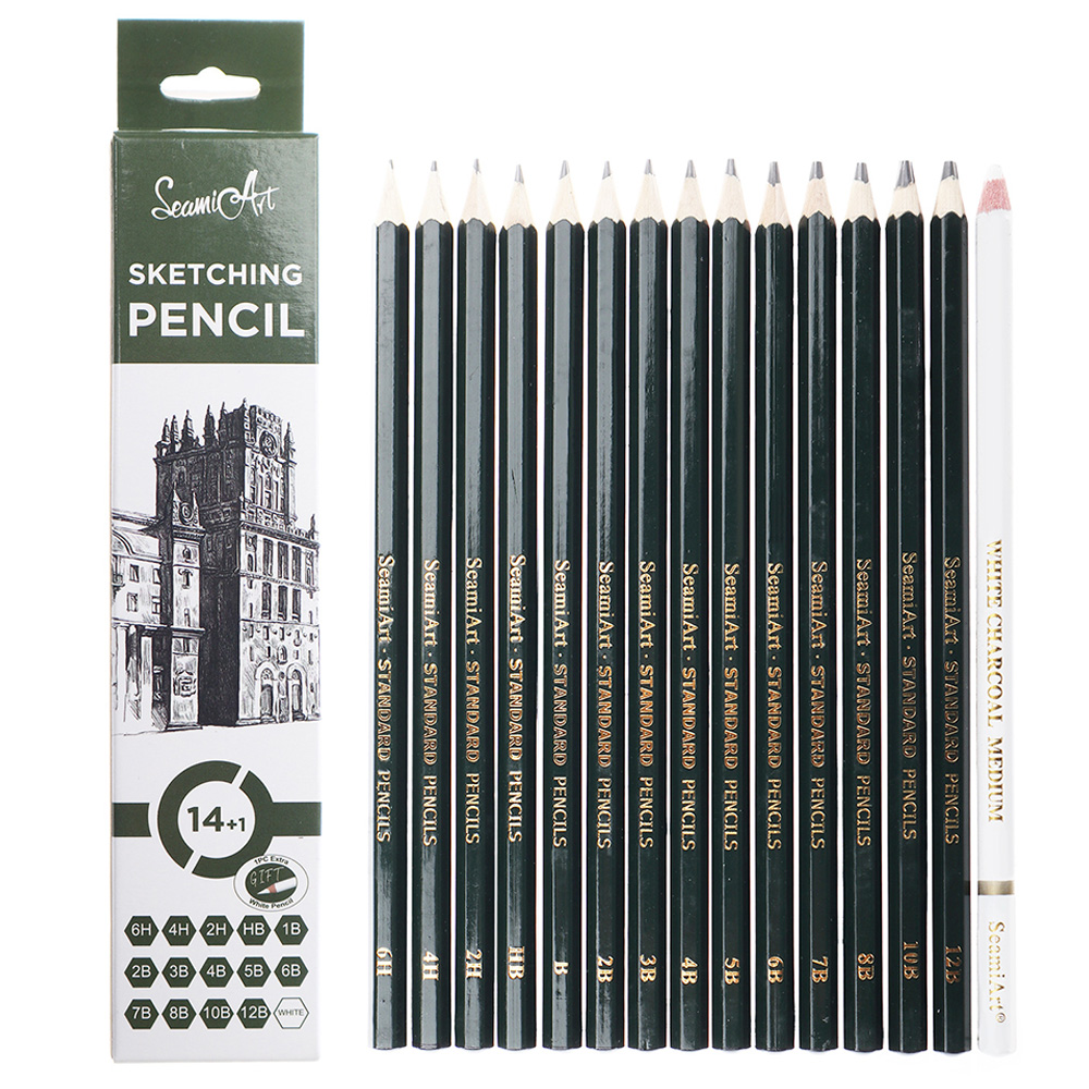 14PCS Sketching Pencil Set (6H - Sketching Charcoal Set 리뷰 및 가격