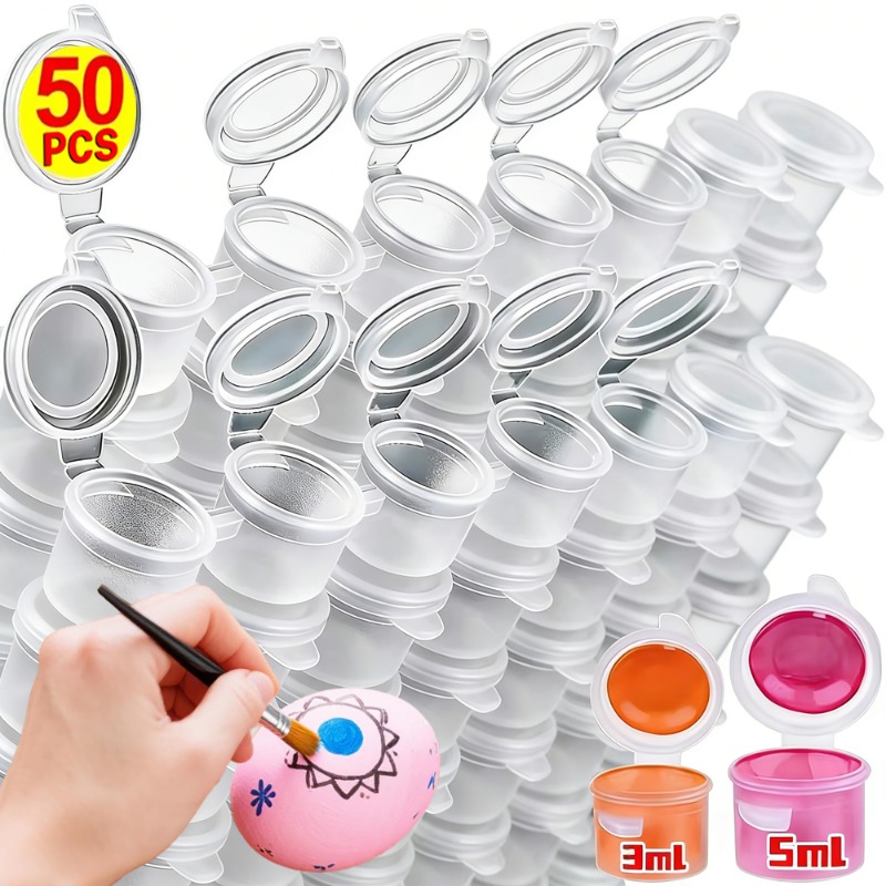 10/30/50PCS Empty Paint Pots M - Art Craft Cup 리뷰 및 가격