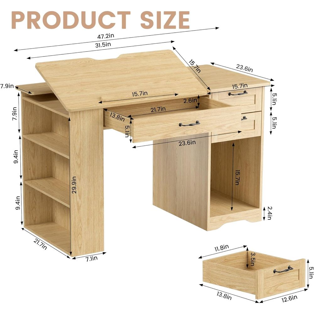 Adjustable Desk with Storage,  - Art & Craft Paper Ideas For Kids 리뷰 및 가격