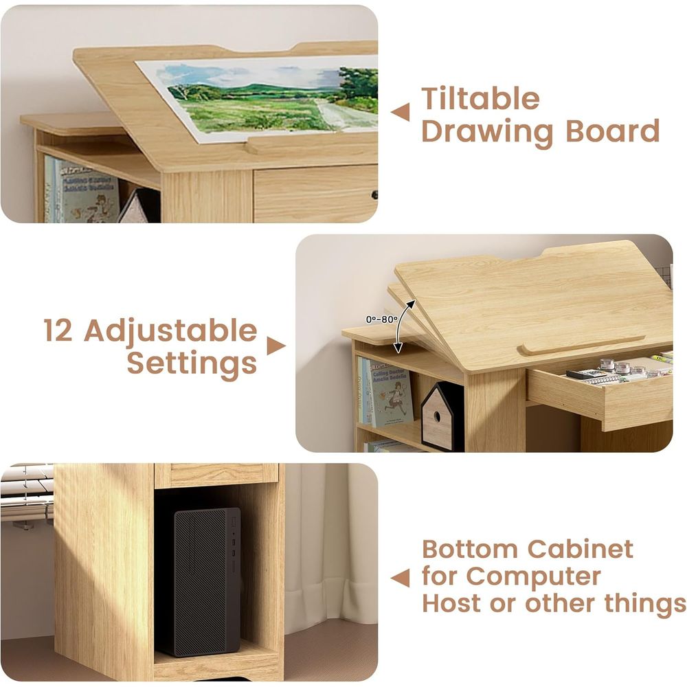 Adjustable Desk with Storage,  - Art & Craft Paper Ideas For Kids 리뷰 및 가격