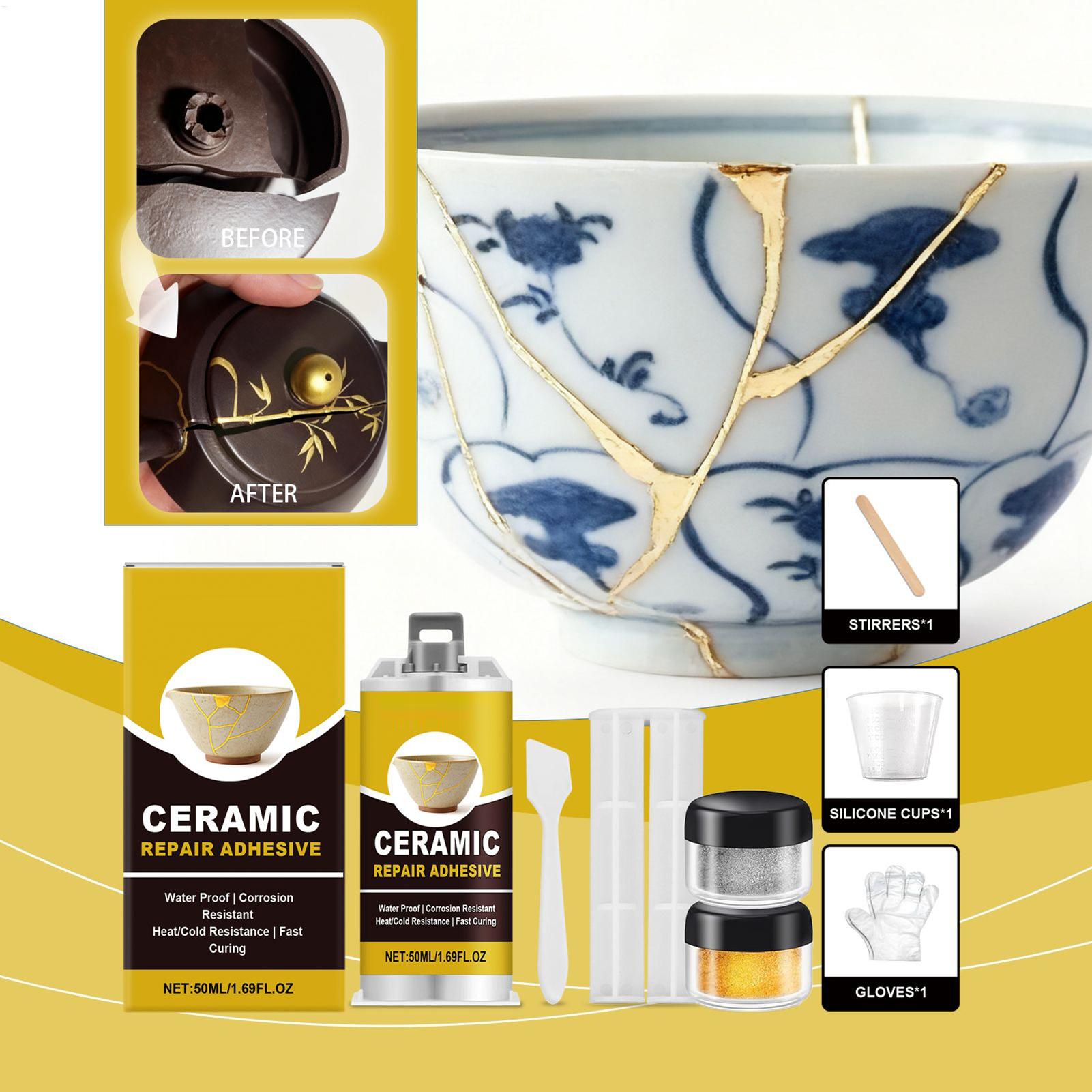 Porcelaine Repair Kit Gold Cer - Art Craft Cup 리뷰 및 가격