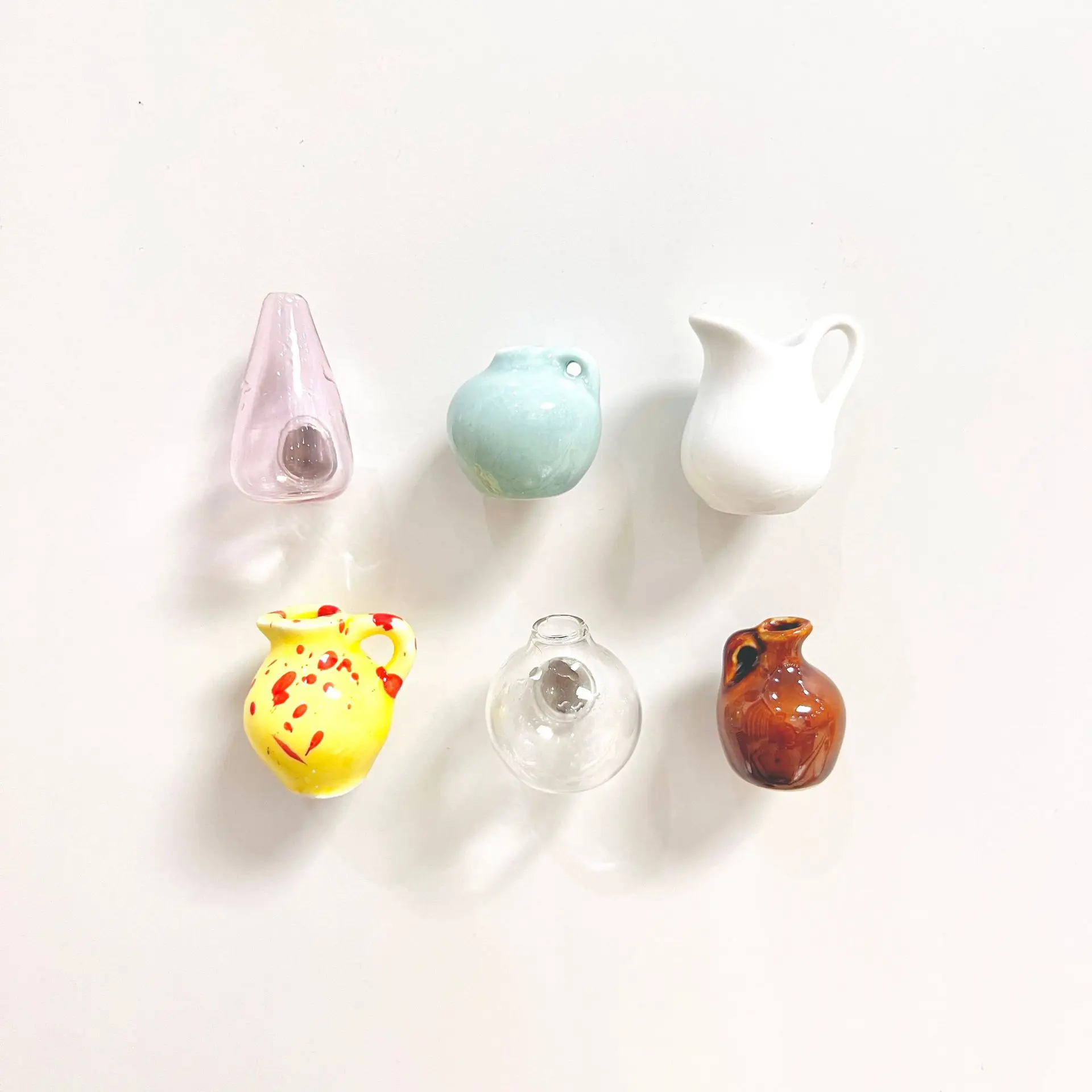 Creative Cute MINI Glass Vase  - Art Craft Magnet 리뷰 및 가격