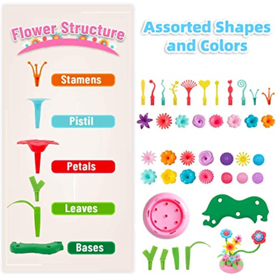 Flower Building Toy Set for Gi - Art Craft Building 리뷰 및 가격
