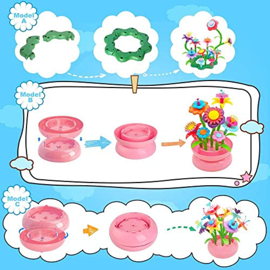 Flower Building Toy Set for Gi - Art Craft Building 리뷰 및 가격