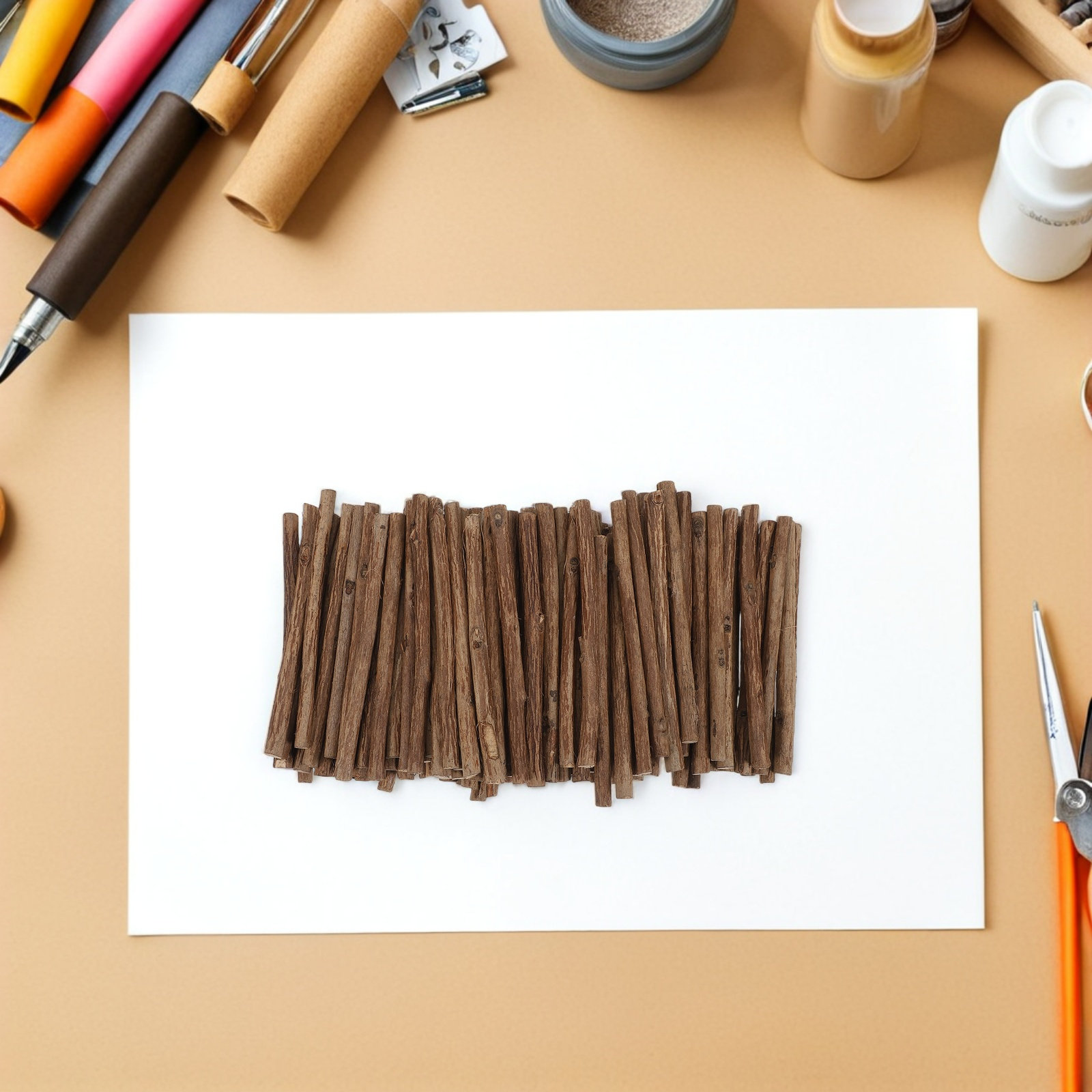 120Pcs Natural Wood Craft Stic - Art Craft Building 리뷰 및 가격