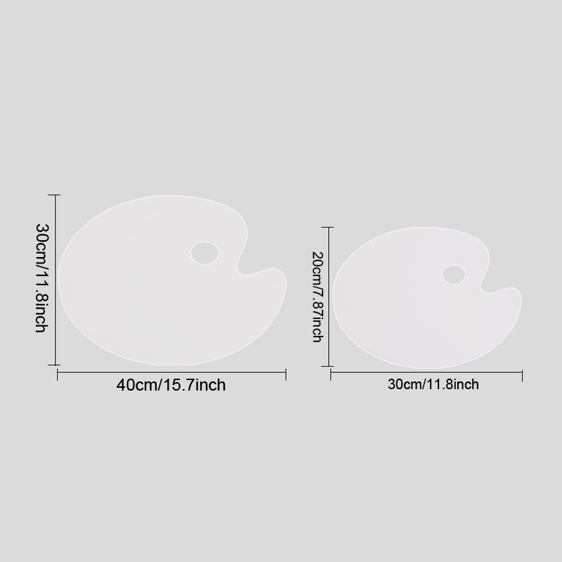 1pc White Oval Acrylic Paint T - Art Craft Classes 리뷰 및 가격