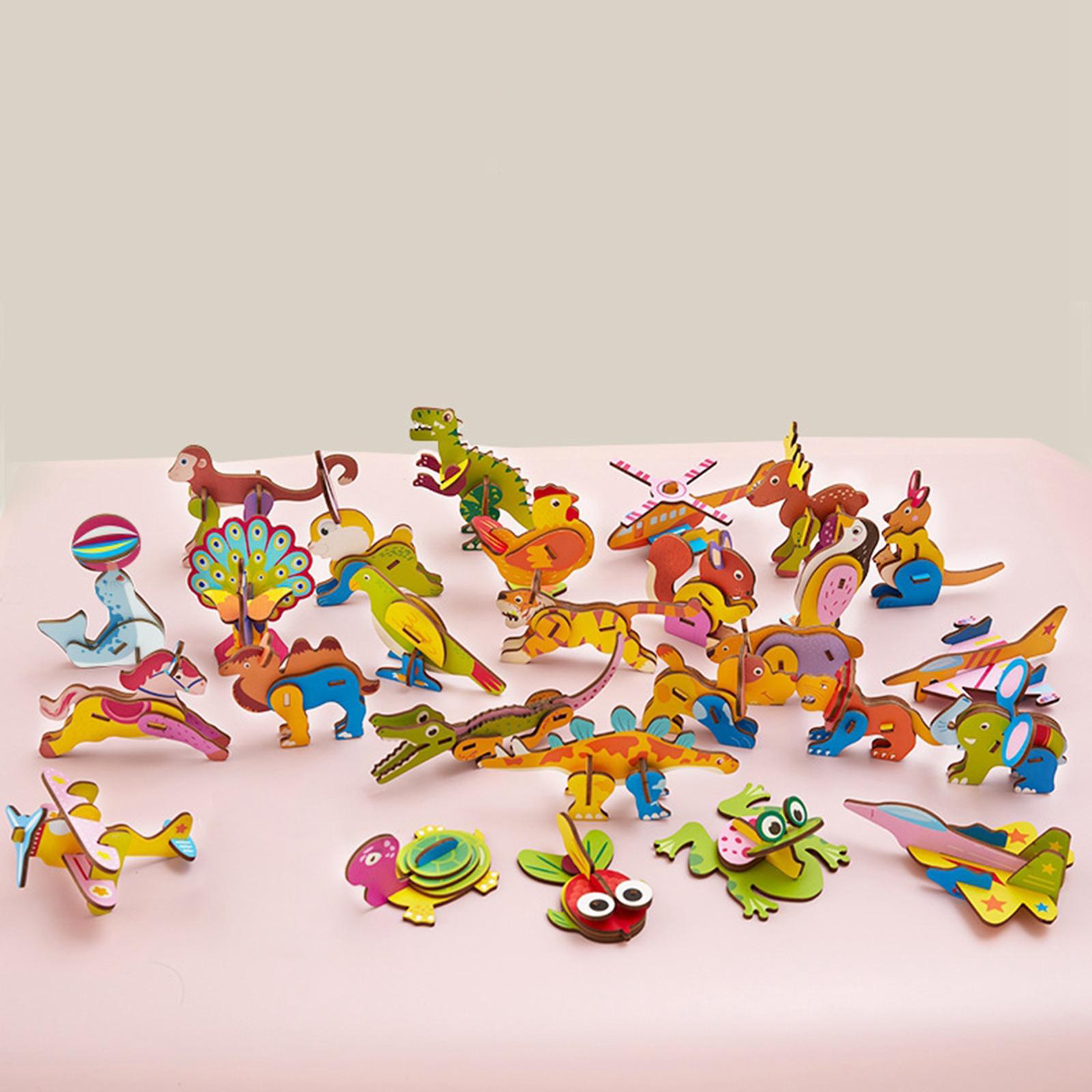 3D Cartoon Wooden Insert Puzzl - Art Craft Game 리뷰 및 가격
