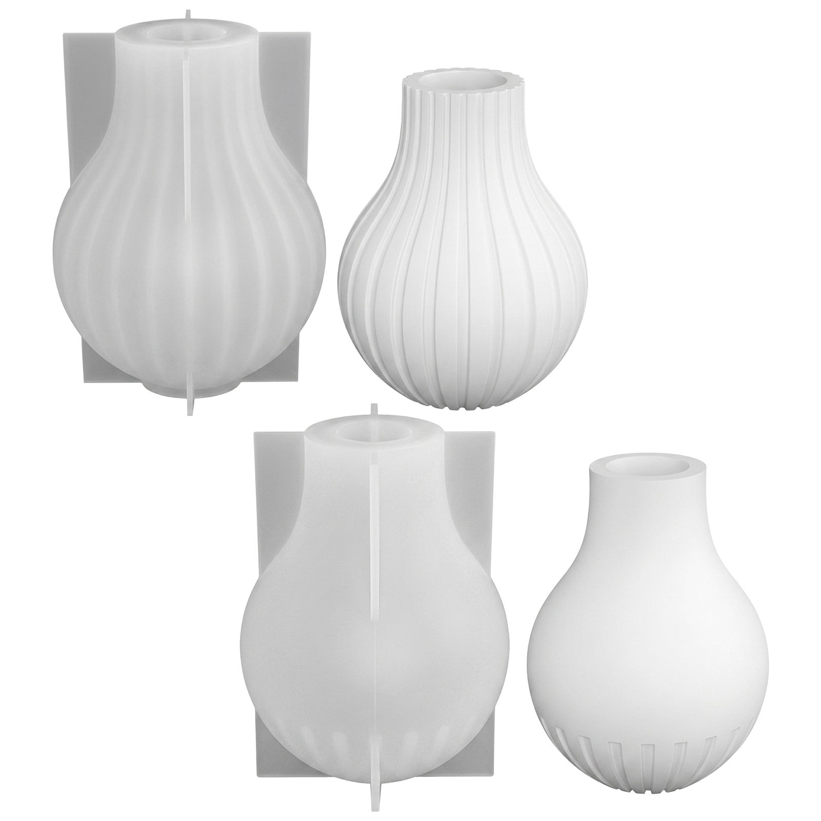 Silicone Vase Mold with Stripe - Art Craft Vase 리뷰 및 가격