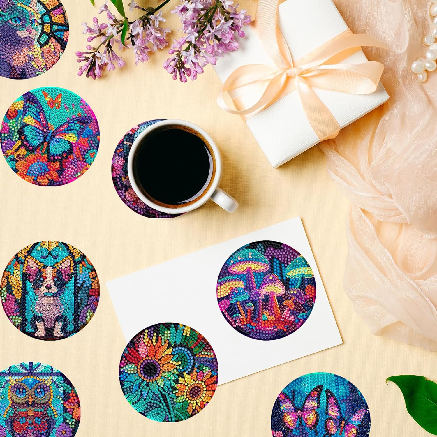 SDOYUNO 8pcs Diamond Art Coast - Art Craft Cup 리뷰 및 가격