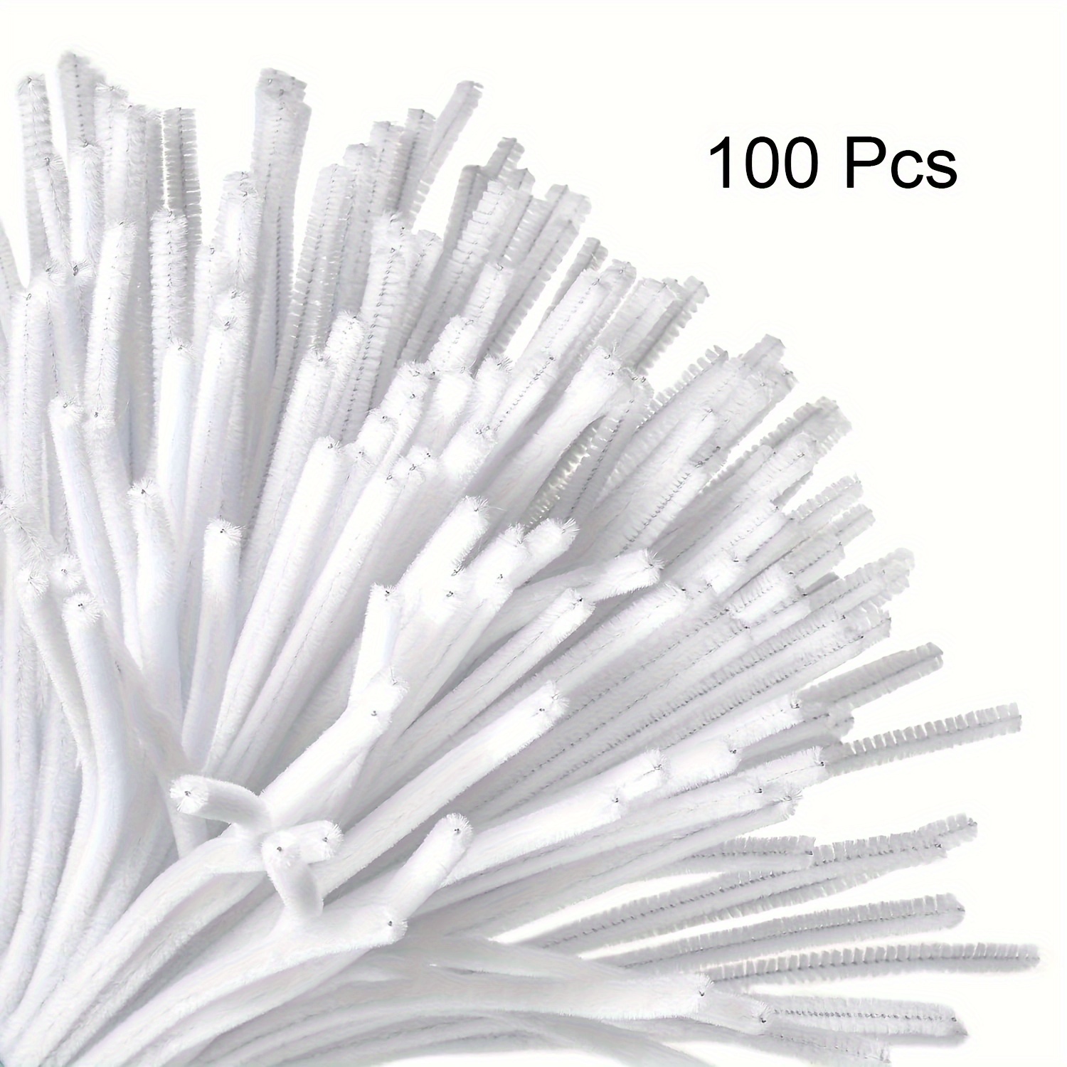 100 Pcs White Pipe Cleaners,Pi - Art Craft Things 리뷰 및 가격