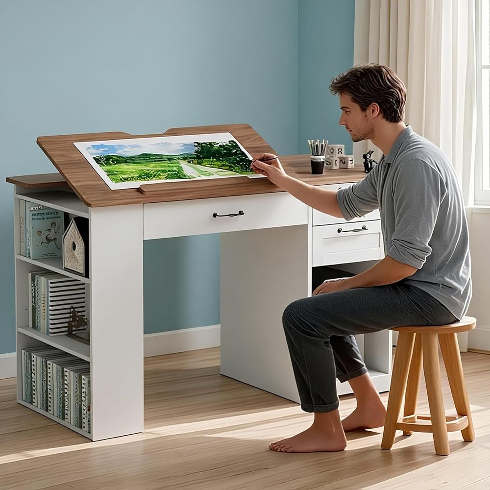 Adjustable Desk with Storage a - Art & Craft Paper Ideas For Kids 리뷰 및 가격