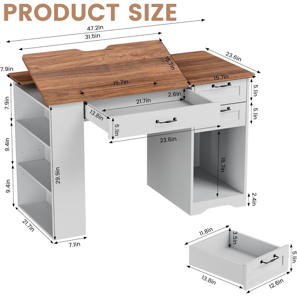 Adjustable Desk with Storage a - Art & Craft Paper Ideas For Kids 리뷰 및 가격
