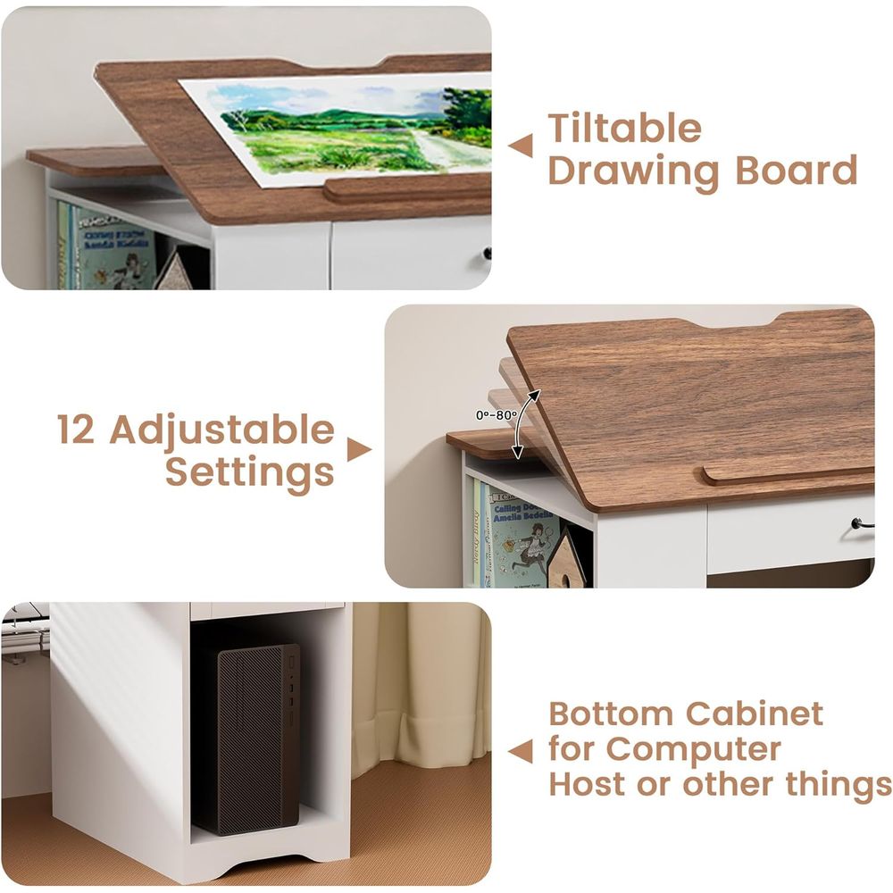 Adjustable Desk with Storage a - Art & Craft Paper Ideas For Kids 리뷰 및 가격