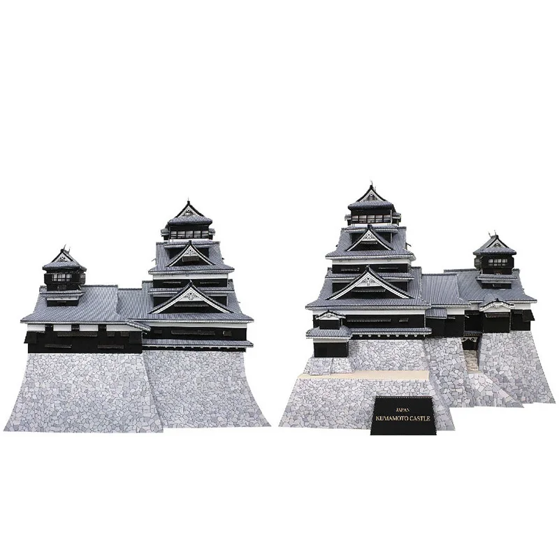 Japan Kumamoto Castle Mini 3D  - Art Craft Building 리뷰 및 가격