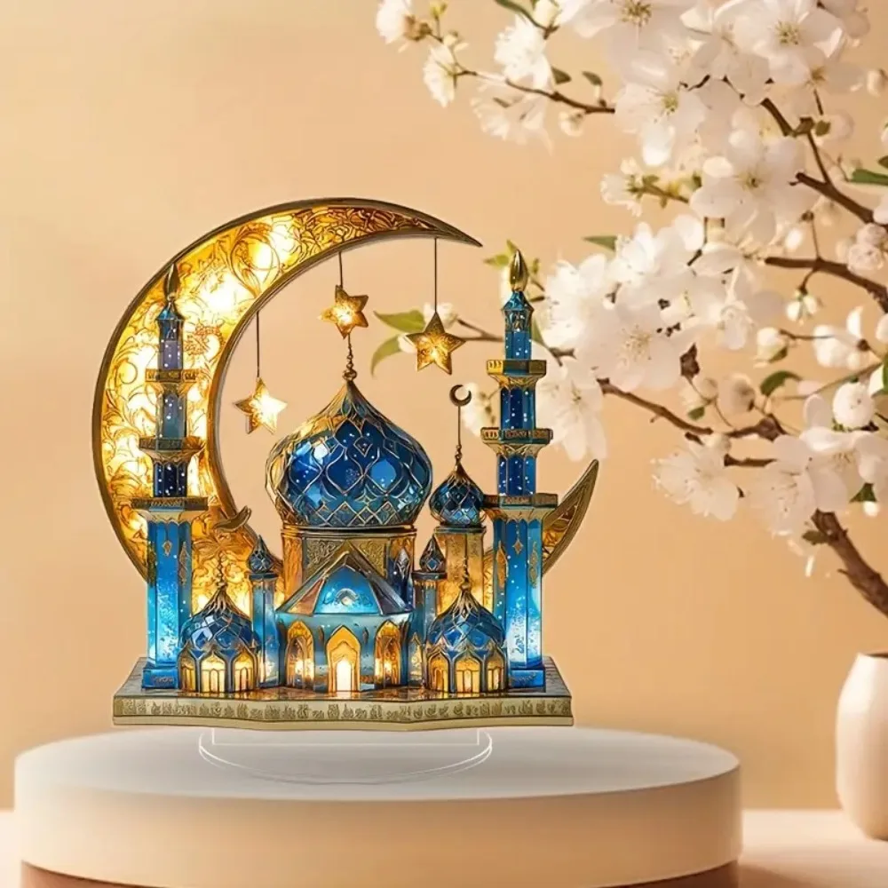 Ramadan 2D Acrylic Art Ornamen - Art Craft Building 리뷰 및 가격