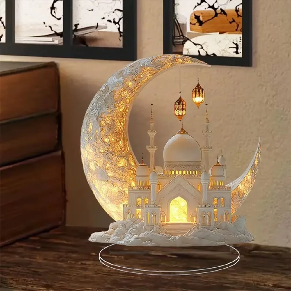 Ramadan 2D Acrylic Art Ornamen - Art Craft Building 리뷰 및 가격