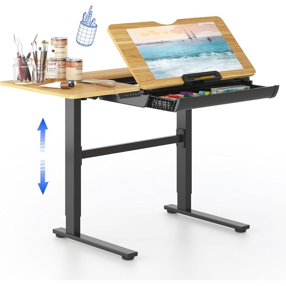 Adjustable Height Electric Sta - Art & Craft Paper Ideas For Kids 리뷰 및 가격