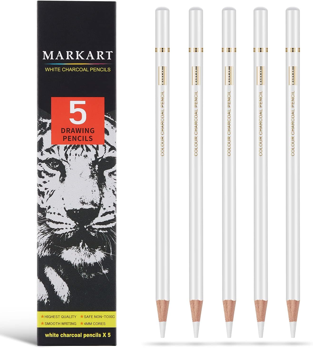 White Charcoal Pencils Set for - Sketching Charcoal Set 리뷰 및 가격