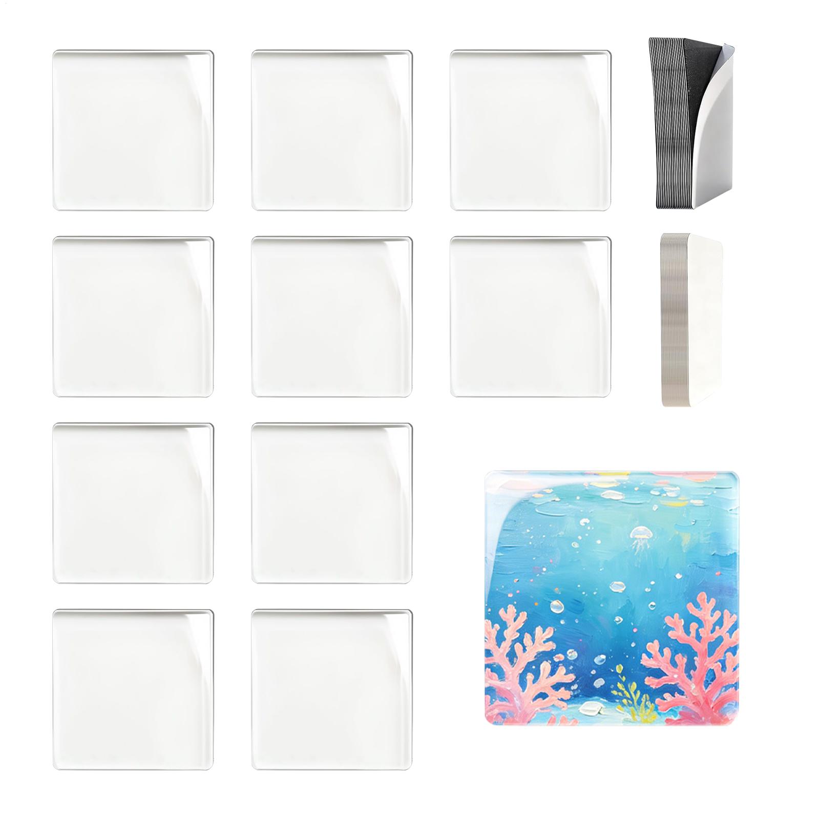 Square Acrylic DIY Fridge Magn - Art Craft Magnet 리뷰 및 가격