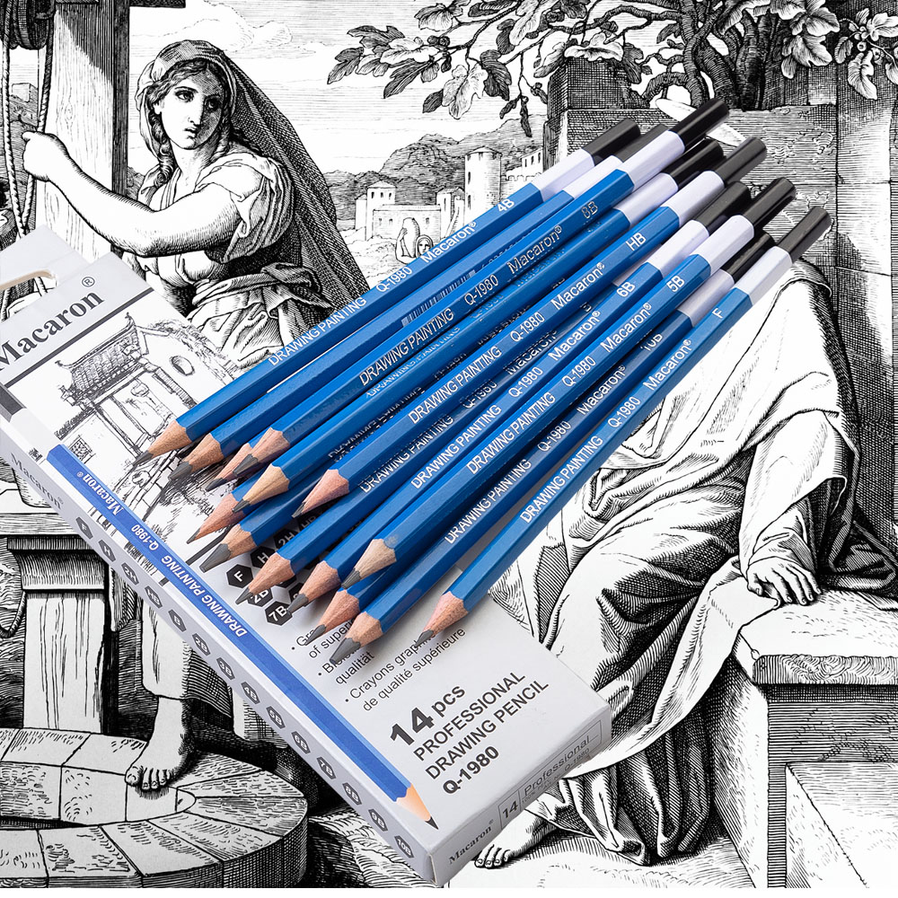 14Pcs Professional Sketch Char - Sketching Charcoal Set 리뷰 및 가격