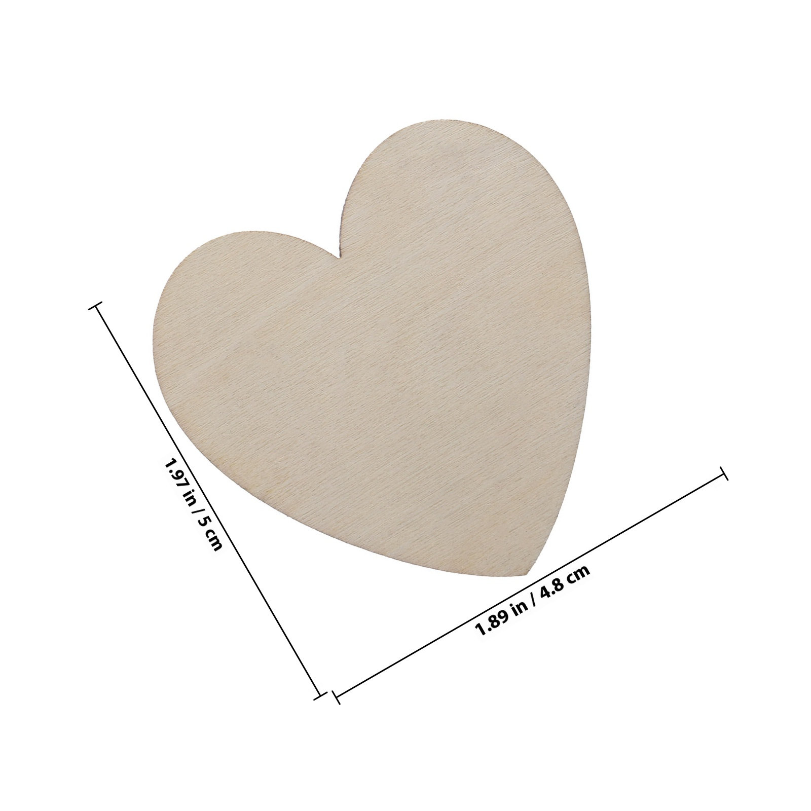 20Pcs Blank Wood Slices Heart  - Art Craft Classes 리뷰 및 가격