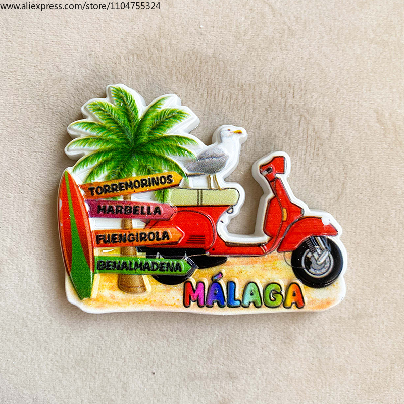 Malaga, Spain Travel souvenirs - Art Craft Magnet 리뷰 및 가격
