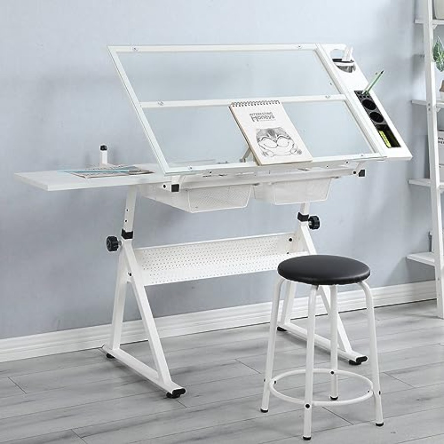 Drafting Table with Stool Mode - Art & Craft Paper Ideas For Kids 리뷰 및 가격