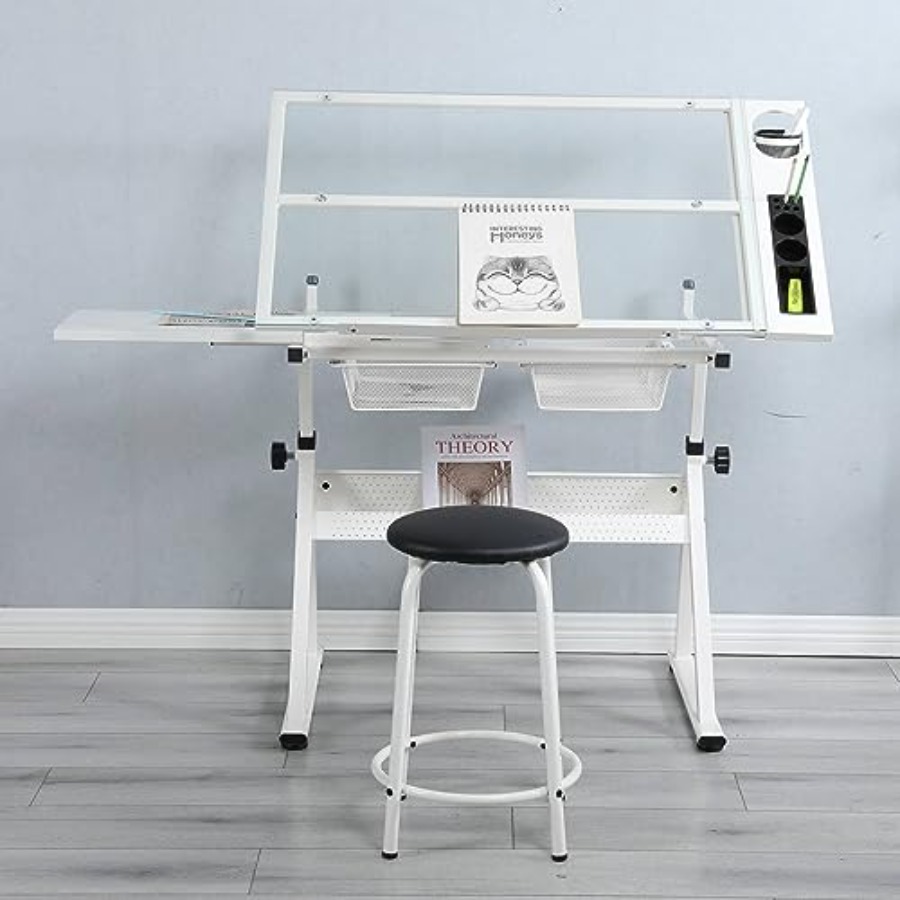 Drafting Table with Stool Mode - Art & Craft Paper Ideas For Kids 리뷰 및 가격